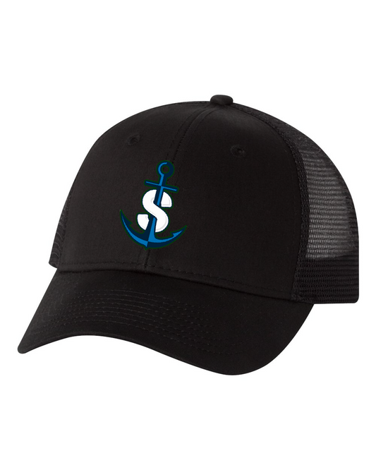 Skippers Mesh-Back Twill Trucker Cap