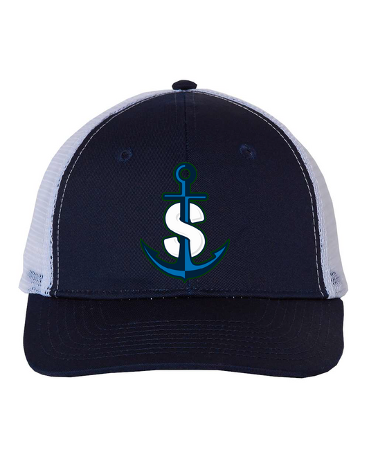 Skippers Mesh-Back Twill Trucker Cap